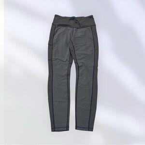 KUHL Women’s Transcendr Leggings Nylon Tie-Waist Ankle Carbon Grey Small